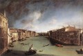Grand Canal Regardant le Nord Est De Palazo Balbi Vers le Rial au Pont Canaletto Venise